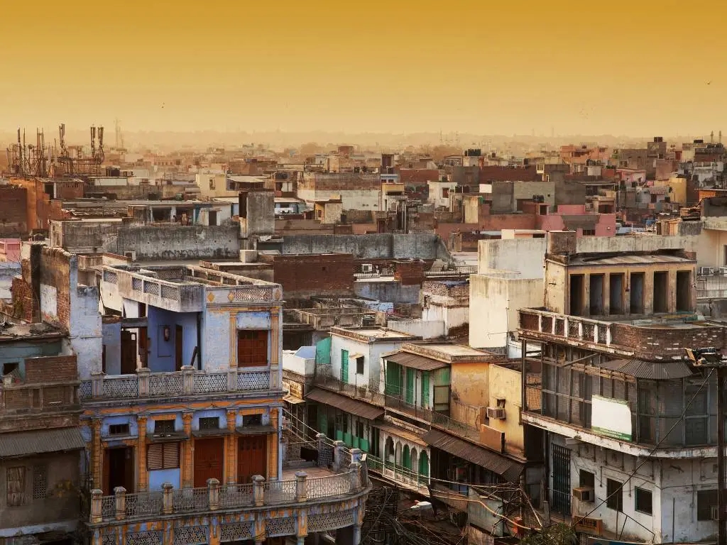 Delhi skyline